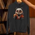 サングラスをかけたパンダベア動物の友人愛かわいいパンダベア パーカー