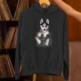 シベリアンハスキー ポケットの子犬 Hoodie