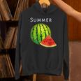 スイカ・夏【 サマータイム 】リゾート・夏 大好き／面白 イラスト パーカー