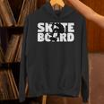 スケートボーダーへのギフト スケートボード シルエット パーカー