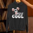 ステイ クール オーサム マウス ウェアリング サングラス 動物 ネズミ Hoodie