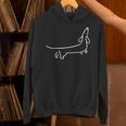 ダックスフンド 犬のモチーフの動物の顔 アートモチーフの犬 Hoodie