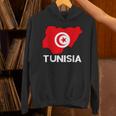 チュニジア国旗 地図 チュニジアのルーツ チュニジア プライド チュニジア パーカー