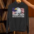 トランプ 2024年 イーグル アメリカ国旗 ドナルド・トランプ選挙 2024年 Hoodie