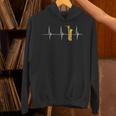 バリトンサックスハートビートekgパルスサックスサックス奏者 Hoodie