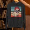 パグ ビーニー 赤骨かわいい遊び心のある幸せなスタイリッシュな動物ペット 長袖tシャツ パーカー