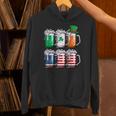 ビール聖パトリックデー メンズ アイルランドのアメリカ国旗 ドリンクマグ パーカー
