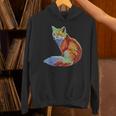フォックス 賢いキツネ 森の動物たち パーカー
