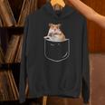 ポケットハムスターシャツ、ポケットに入った面白いハムスター ギフトtシャツ パーカー