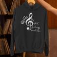 ミュージックギフト メンズ レディース キッズ 音符 格言付き パーカー