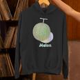 メロン Melon 『フルーツ ポップ』果物 リアル シンプル かわいい イラスト Hoodie