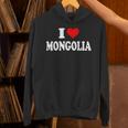 モンゴル I Love Mongolia パーカー