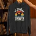 ヨークシャーテリア Always Be Yourself レトロ 70年代犬 パーカー