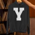大文字 Y アルファベット モノグラム イニシャル パーカー