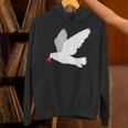 平和への愛を込めた白い鳩 パーカー