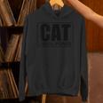 建設機械 Cat I Love Diesel Power Driver Machineist Hoodie