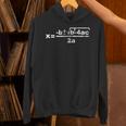 数学クラスの二次方程式 Quadratic Formula For Math Class Hoodie