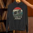 東京ジャパン 漢字 円形 レトロ サンセット パーカー