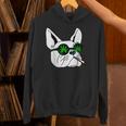 犬のサングラス喫煙420クールな雑草大麻マリファナ Hoodie