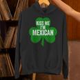 聖パトリックデー 面白いギフト Kiss Me I'm Mexican パーカー