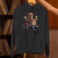 面白いtシャツ パグ バイク イヌ メンズ 犬好き グッズ かわいい おもしろ 面白い 服 ネタ Hoodie