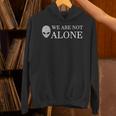 面白いエイリアン地球外ufo We Are Not Alone パーカー