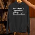 面白い皮肉 アメリカン カールの猫との計画があります パーカー