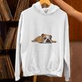 English Bulldog Apparel Bulldog Mom Life Is Ruff Unisex Hoodie