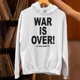 Exclusive War Is Over ご希望の場合限定ブラックプリント Hoodie