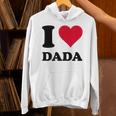 I Love Dada パーカー