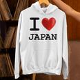 I Love Japan お土産 観光ハート Hoodie