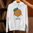 みかん Mikan 顔 イラスト かわいい おもしろ 面白い 簡単 シンプル ゆるい 果物 パーカー