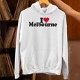 アイラブハートメルボルンオーストラリア Hoodie