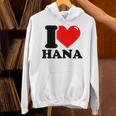 アイ・ラブ・ハナ パーカー
