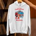 キッズ 消防署の消防車 小さな消防士ベンジャミン Hoodie