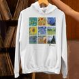 ゴッホの絵画、ひまわり、星月夜 Hoodie