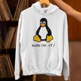 タックスlinuxペンギン-Sudorm-Rfコンピューターサイエンスコンピューター Tux Linux Hoodie
