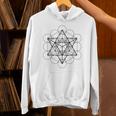 メタトロンキューブ マカバ（スターテトラヒドロン）神聖幾何学 Hoodie