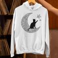 曼荼羅猫tシャツ レディース メンズ ユース 月と星 パーカー