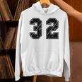 背番号 32 チーム短大スポーツ背番号付きユニフォーム パーカー