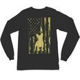 Camo US Flag French Bulldog Frenchie Patriot Dog Lover Unisex Long Sleeve T-Shirt