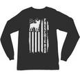 French Bulldog American Flag Frenchie Dog Unisex Long Sleeve T-Shirt