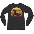Retro Vintage French Bulldog Shirt Yoga French Bulldog Unisex Long Sleeve T-Shirt