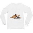 English Bulldog Apparel Bulldog Mom Life Is Ruff Unisex Long Sleeve T-Shirt