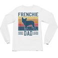 Vintage Frenchie Dad French Bulldog Unisex Long Sleeve T-Shirt