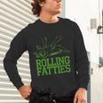 French Bulldog Rolling Fatties Dog Lover Puppy Owner Unisex Long Sleeve T-Shirt