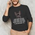 Every Snack You Make French Bulldog Mom And Frenchie Dad Unisex Long Sleeve T-Shirt