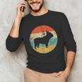 French Bulldog Retro Dog Unisex Long Sleeve T-Shirt