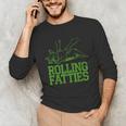 French Bulldog Rolling Fatties Dog Lover Puppy Owner Unisex Long Sleeve T-Shirt