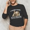 Frenchie Better Life French Bulldog Dog Lover Unisex Long Sleeve T-Shirt